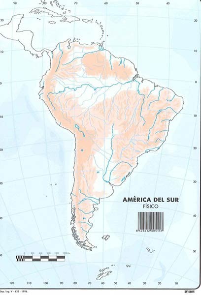 SELVI MAPA EUROPA FÍSICO MUDO A4. Mapas escolares. Librería General